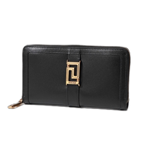 Japan direct mail VERSACE round zipper long wallet 1007135 1A05134 mens and womens leather