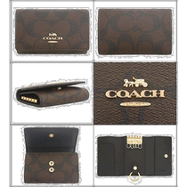 Прямая почтовая рассылка в Японии COACH аксессуары сумка для ключей F77998 77998 x5 ряд сумка для ключей продукт для женщин