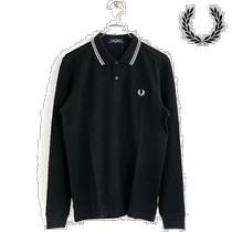 Japan direct mail FRED PERRY mens long-sleeved double-pointed Polo shirt M3636-350 LS double-pointed shirt