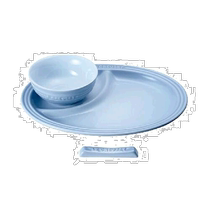 (Direct Mail from Japan) Cool Color LE CREUSET Baby Starter Set (Coast Blue)