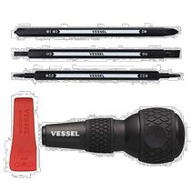 (Direct mail from Japan) VESSEL ball handle replacement screwdriver for home use (black) 7 types of screws available
