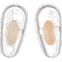 (Direct mail from Japan) Pearl glasses accessories hard nose pads P-816