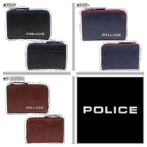 Japan direct mail POLICE wallet coin purse mens L-shaped zipper TERAIO COIN CASEPA-70005