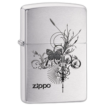 (Direct mail from Japan) ZIPPO lighter Butterfly-Artsy silver LOGO and butterfly 2480