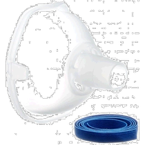 (Direct mail from Japan) OMRON nebulizer accessories nebulizer mask (3 pieces) NE-U10-2