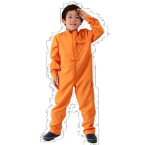(Direct Mail from Japan) Party City Childrens COSPLAY Clothing One-piece Overalls Orange 120cm Party
