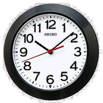 (Direct mail from Japan) Seiko radio wave automatic time wall clock black metal frame diameter 20 3×4 4cm hanging base