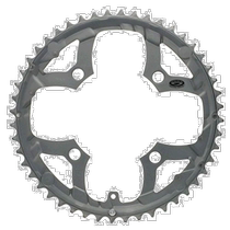 (Direct mail from Japan) Shimano bicycle FC-M590-L with spiked chain ring 48T gray