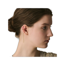 Richao agete Akado gold ear clip (for single ear) yellow one size