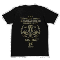 (Direct mail from Japan) Cospa Unisex T-shirt M Mobile Suit Gundam Series Black 0203-0476