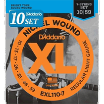 (Direct Mail from Japan) DAddario Electric Guitar String Nickel 0 010- 059 EXL110-7×10 Kit