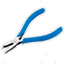 (Direct mail from Japan) HOZAN inclined blade flat-nose pliers are suitable for copper wire elastomer grips and are practical for home decoration