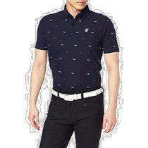 (Direct mail from Japan) Mizuno Mizuno Golf Short Sleeve POLO Shirt Mens 2XL Hidden Navy 52MA10