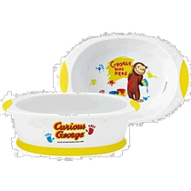 (Direct mail from Japan) Skater Baby Bowl Easy Scoop Small Bowl Monkey George 16 4×11 3×H5cmWP