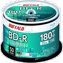 (Direct mail from Japan) Buffalo Blu-ray recording disc 25GB RO-BR25V-050PW