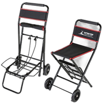 Japan direct mail Captain Stag mens and womens chairs carry outdoor equipment outdoor carrying trolley