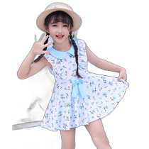 Japan direct mail TeddyShop childrens small flower handle bow ruffle swimsuit set kids536