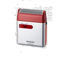 (Direct Mail from Japan) Panasonic Mens Shaver Blade Red ES-RS10-R Portable Shaving