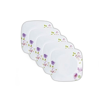 Japan Direct Mail (Japan Direct Mail) Corelle Corning Small Plate 5 Pieces Purple Flower J2206-VM CP-1531
