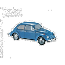 (Direct mail from Japan) hasegawa Hasegawa model playing Volkswagen Beetle 1967 plastic model static