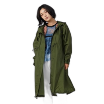 Japan Direct Mail Wpc Umbrella Womens Long Casual Raincoat Easy to Match Earth Colors Adjustable