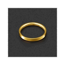 Japanese direct mail Japanese tide 4℃ 4℃ HOMME K24 gold ring