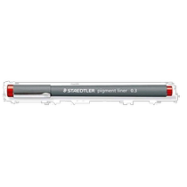 (Direct mail from Japan) Staedtler water-based pen Pigment Liner 0 3mm red