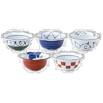 (Direct mail from Japan) Saikaitoki Western Sea Pottery Hasami Ware Ebian octagonal small plate 5 pieces 5