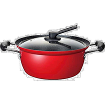 (Direct mail from Japan) Heping FREIZ two-hand pot is not easy to overflow induction cooker and gas stove universal 26cm RB-1