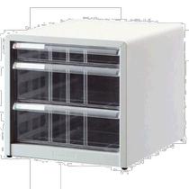 (Direct mail from Japan) Nakabayashi document storage drawer cabinet 3-layer drawer A4 size