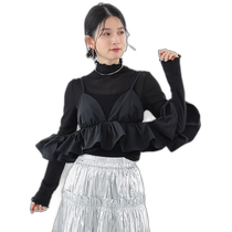 Japanese direct mail CAROLINA GLASER womens one-shoulder ruffle vest 62010042438