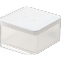 (Direct mail from Japan) Yamazaki Valve sealed storage container Sifang White Approx. W9 2XD9 2XH5cm 5