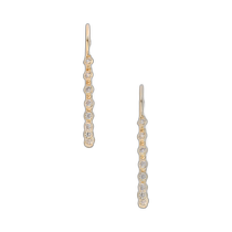 Japan Direct Mail LAUREN RALPH LAUREN Womens Golden Zircon Hoop Earrings WALRFSJCK12