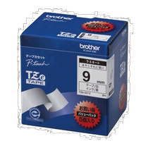 (Direct mail from Japan) Brother P-TOUCH laminated label ribbon 9mm wide black text white background TZe-22
