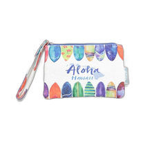 Direct mail from Japan Kahiko Womens Tropical Island Pattern Clutch 4HAP0614