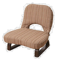(Japan Direct Mail) Yamazen Mountain Good Chair Pan Sit Back Chair Back Hollowed-out Design Card Its Color