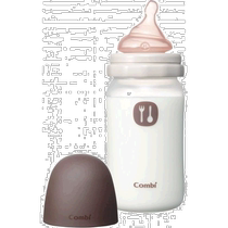 (Direct mail from Japan) CombiTeteo nursing bottle plastic 240ml (S size) brown