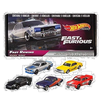 HotWheels Wild Speed ​​2020 FastRewind Mini Car 5-Pack Car Set Series Mattel