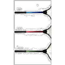 Self-operated|Cormoran lightweight rubber transparent mesh green