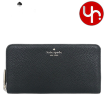 Japan direct mail Kate Spade wallet long wallet KH786 black special Lena pebbled leather