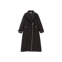 Japanese direct mail Japanese trend DearMyLove Dream Zhanzhan front zipper tie Chelsea coat 532929