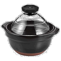 (Direct mail from Japan) HARIO Glass King Rice Pot Cultural Pot Glass Lid 360-540g GNR-200-B