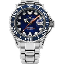 (Japan Direct mail) Kentex mens silver watches blue genal dial design новиз