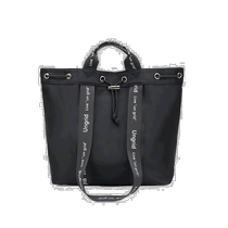 Direct mail from Japan Ungrid womens LOGO handle nylon drawstring handbag stain-resistant lightweight design suitable for