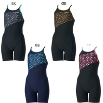 Japan Direct Mail Speedo Womens Boonflot Turns Short Knee-length Swimsuit Swimming Competition Swimsuit