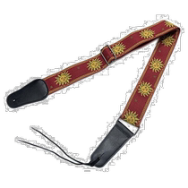 (Japanese direct mail) Hosco Guitar Strap Press Woven 99-165cm Width 6cm Red Set STR-DG4