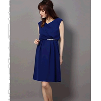 (Japan Direct Mail) Genet Vivien party gown (navy blue) bursting with dress