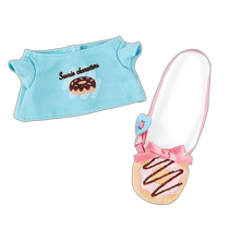 Japan direct mail (Japan direct mail) Sanrio plush doll character clothing S donut bag T-shirt cover