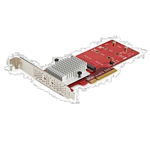 Startech.com PCIe X8连接M.2插槽扩展卡PCIe PEX8M2