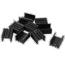 (Direct mail from Japan) uxcell TO-220 radiator black 21x15x10mm 10 pieces